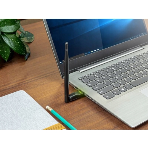 Karta sieciowa zewnętrzna 2,4 GHz chipset MT7601 Adapter WIFI antena czarna