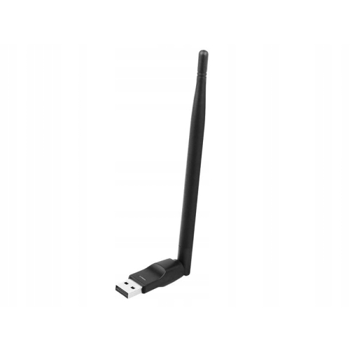 Karta sieciowa zewnętrzna 2,4 GHz chipset MT7601 Adapter WIFI antena czarna
