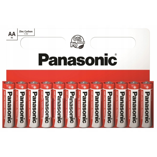 Bateria cynkowo-węglowa Panasonic ZINC Carbon AA (R6) 1,5V blister 12 szt
