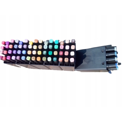 DECOTRAY PODWÓJNE TWIN MARKERY 12 SZTUK GRANATOWE GG1 - GG3