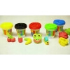 MASA PLASTYCZNA CREATIVE KIDS 4 kolory ciastolina DIY + wieczko z foremką