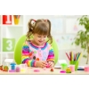 MASA PLASTYCZNA CREATIVE KIDS 4 kolory ciastolina DIY + wieczko z foremką