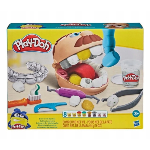 CIASTOLINA PLAY DOH DENTYSTA ZESTAW F1259 DIY PREZENT KREATYWNA ZABAWA