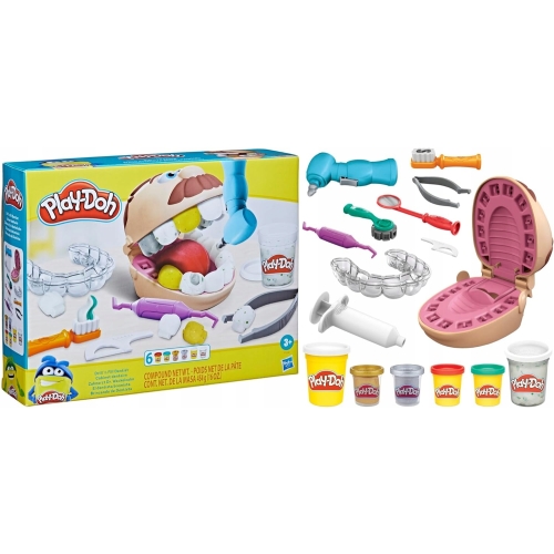 CIASTOLINA PLAY DOH DENTYSTA ZESTAW F1259 DIY PREZENT KREATYWNA ZABAWA