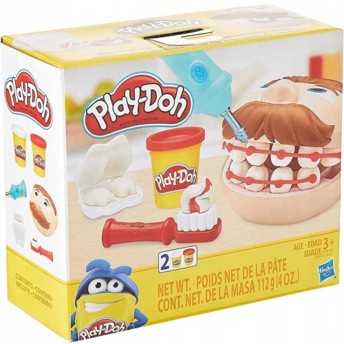 Play-Doh CIASTOLINA DENTYSTA MINI PLAY DOH E4919 ZESTAW ZABAWA DLA DZIECI