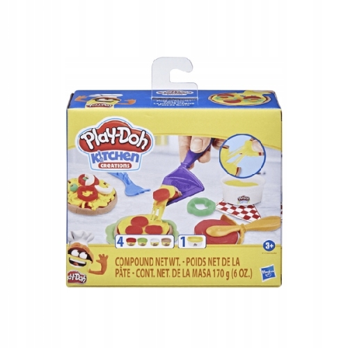 CIASTOLINA Play-Doh ZESTAW KUCHNIA PIZZA F1726 ZABAWKI + 5 TUBEK DO ZABAWY