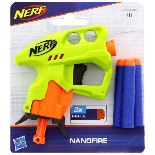 1x Pistolet Nerf Nanofirei + 3 strzałki piankowe NERF Nanofire HIT Zielony