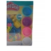 PLAY-DOH ciastolina LITERY CYFERKI 8 TUBEK MIX KOLORÓW DO ZABAWY DLA DZIECI