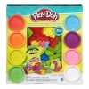 PLAY-DOH ciastolina LITERY CYFERKI 8 TUBEK MIX KOLORÓW DO ZABAWY DLA DZIECI