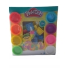 PLAY-DOH ciastolina LITERY CYFERKI 8 TUBEK MIX KOLORÓW DO ZABAWY DLA DZIECI