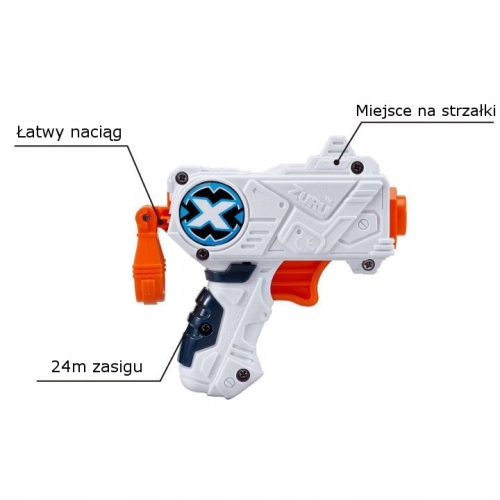 X-SHOT PISTOLET na Strzałki MICRO ZURU WYSOKA JAKOŚĆ !!