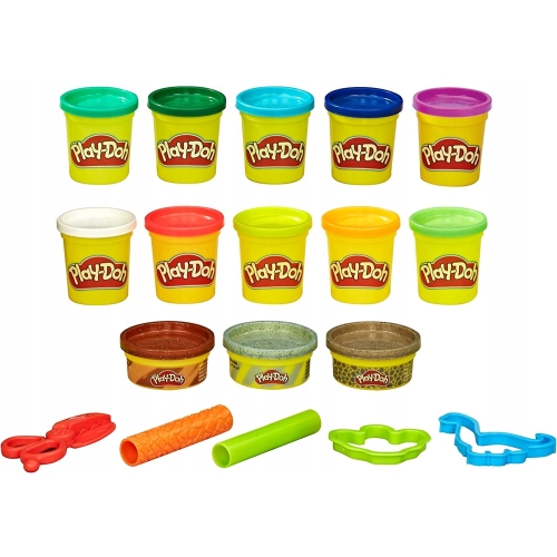 PLAY-DOH F3642 CIASTOLINA ZESTAW XXL DO SPRZĄTANIA Z ODKURZACZEM 5 TUB