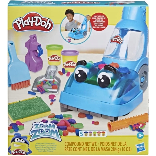 PLAY-DOH F3642 CIASTOLINA ZESTAW XXL DO SPRZĄTANIA Z ODKURZACZEM 5 TUB