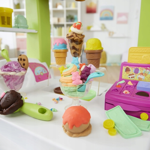 Play-Doh Ciastolina Zestaw Wielka Lodziarnia Na Kółkach F1039 WYSOKOŚĆ 95cm