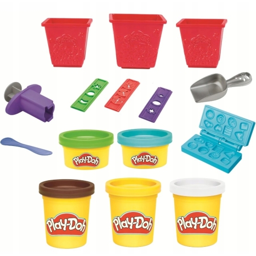 CIASTOLINA PLAY-DOH KUCHENNE KREACJE ROBIMY KOLOROWE CUKIERKI 5 TUB F7397
