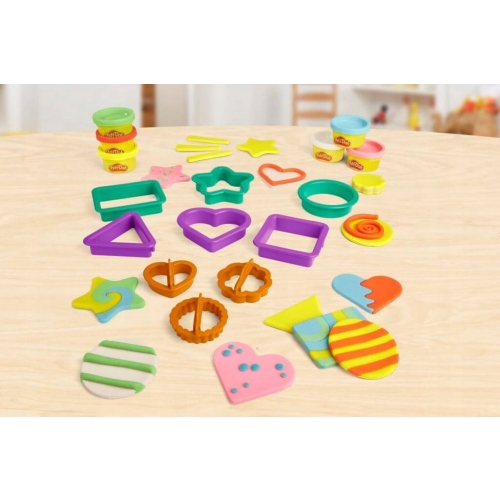 Ciastolina Play-Doh Starters Kształy Foremki 6 Tub kolorów Hasbro E8534