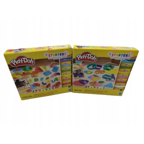 Ciastolina Play-Doh Starters NAUKA LITERKI ALFABET 6 Tubek HASBRO E8532
