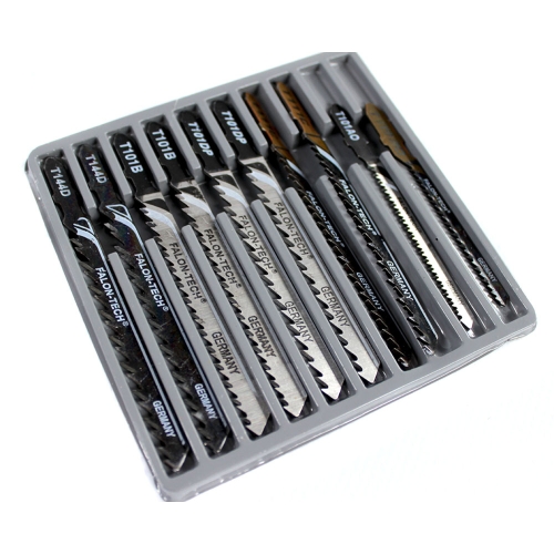 Zestaw 10 x Brzeszczot Metal PVC Drewno Wyrzynarki Piły Werckmann