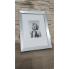 RAMKA LUSTRZANA CZARNA 25 x 33,5 OBRAZ GLAMOUR