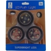 Lampka LAMPKI LED push meblowe dotykowe do szafy Zestaw 3 szt BIAŁE
