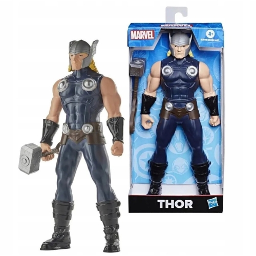 FIGURKA akcji MARVEL Avengers THOR 24 cm + MJOLNIR Zabawka Prezent