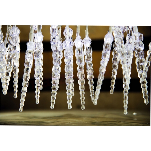 LAMPKI CHOINKOWE LED OZDOBA ŚWIĄTECZNA 135 CM SOPELKI WARM WHITE białe 07