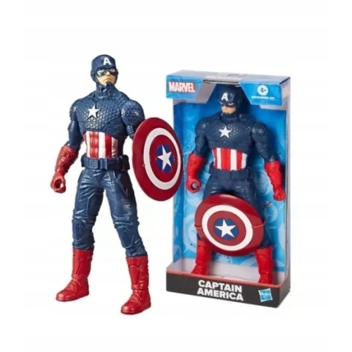 FIGURKA zabawka akcji MARVEL Avengers Bohater Kapitan Ameryka 24cm