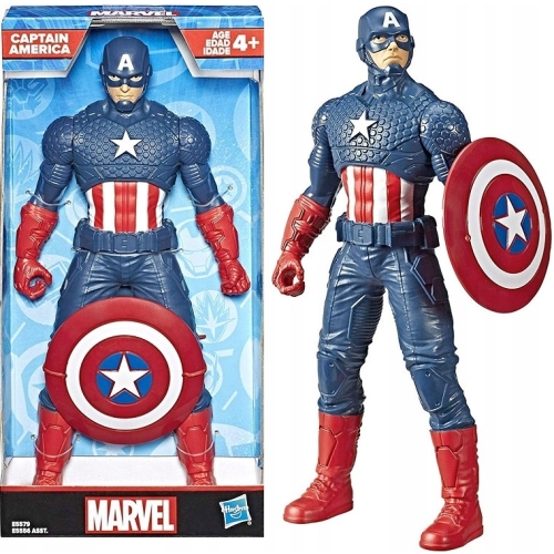 FIGURKA zabawka akcji MARVEL Avengers Bohater Kapitan Ameryka 24cm