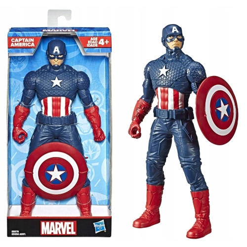 FIGURKA zabawka akcji MARVEL Avengers Bohater Kapitan Ameryka 24cm