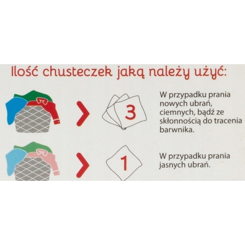 CHUSTECZKI DO PRANIA WYŁAPUJĄCE KOLOR K2r 10 sztuk