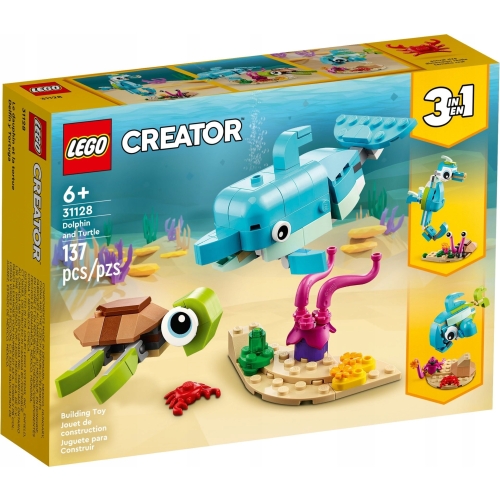 LEGO 31128 Creator Delfin i żółw super na prezent