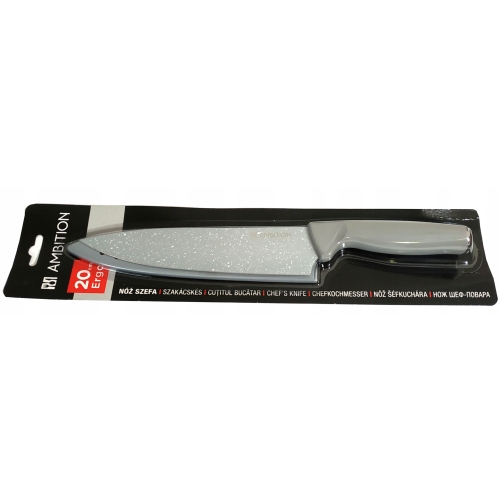 NÓŻ AMBITION 23 CM OSTRZE 20 CM SZEFA KUCHNI Z POWŁOKA NIEPRZYWIERAJĄCĄ XXL