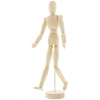 MANEKIN DREWNIANY DO SZKICU RYSUNKU FIGURKA Dekoracja Ozdoba wym. 7x7x30 cm