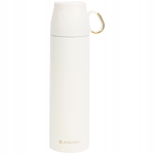 TERMOS METALOWY kubek do picia HOLD/COLD 520ml Sierra Kremowy ECRU Ambition