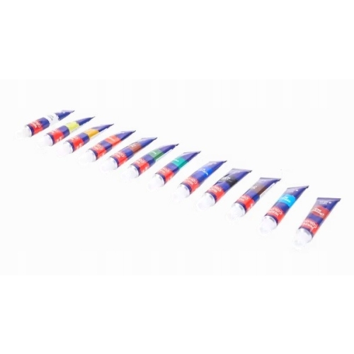 Akwarele Farby akwarelowe Zestaw 12 kolorów x 12ml w tubkach
