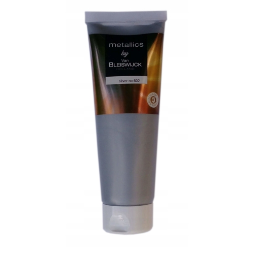 Farba akrylowa profesjonalna tuba METALICZNA SILVER Van Bleiswijck 250ml