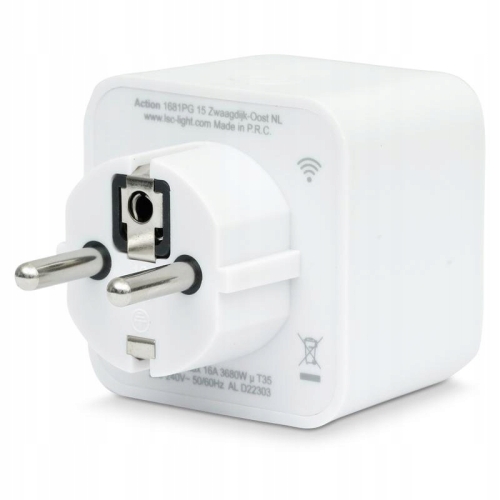 Gniazdko prądowe elektryczne wtyczka LSC Smart WiFi zdalne sterowanie