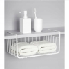 2 x KOSZ KOSZYK METALOWY PODWIESZANY ORGANIZER POD PÓŁKĘ 30 X 26 X 14CM S
