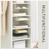 2 x KOSZ KOSZYK METALOWY PODWIESZANY ORGANIZER POD PÓŁKĘ 30 X 26 X 14CM S
