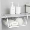 2 x KOSZ KOSZYK METALOWY PODWIESZANY ORGANIZER POD PÓŁKĘ 30 X 26 X 14CM S