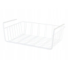 Kosz podwieszany półka organizer 30 x 14 x 26 cm dodatkowa półka srebrny