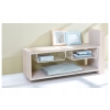 Kosz podwieszany półka organizer 30 x 14 x 26 cm dodatkowa półka srebrny