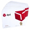 Tekturowe koperty DPD kurierskie 335x235 mm format A4 zestaw 50 sztuk