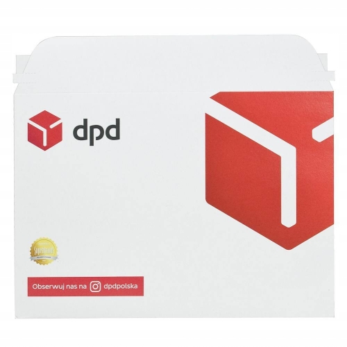 Tekturowe Kurierskie koperty DPD 335x235 mm zestaw 100 sztuk format A4/C4