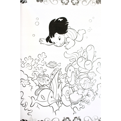 KOLOROWANKA DISNEY LILO & STITCH Z NAKLEJKAMI MEGA COLOR 128 STRON A4 2025
