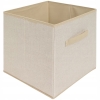 Składany kosz do przechowywania Home Accents organizer 30x30x30 cm Beżowy