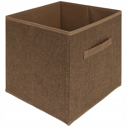 Składany kosz do przechowywania Home Accents organizer 30x30x30 cm Beżowy