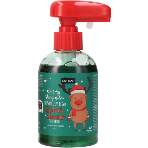 Mydło mydełko do rąk grajace dźwięk dla dzieci Renifer świąteczny 250 ml