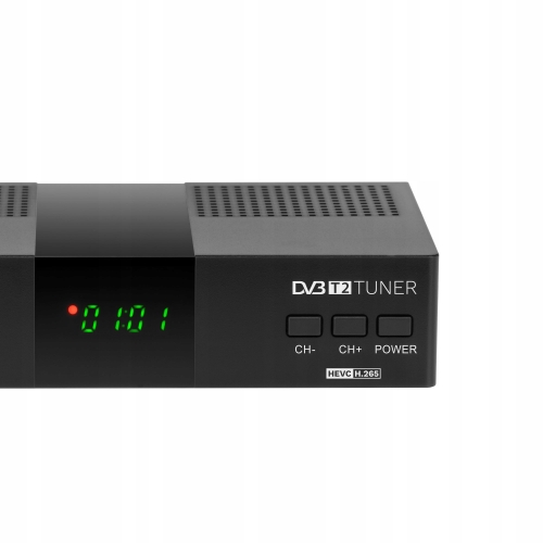 Tuner dekoder DVB-T HEVC Kruger&Matz H.265 KM0550D SCART EPG USB dekoder