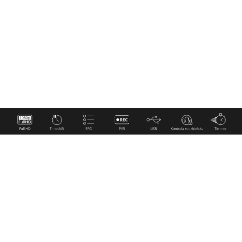 Tuner dekoder DVB-T HEVC Kruger&Matz H.265 KM0550D SCART EPG USB dekoder